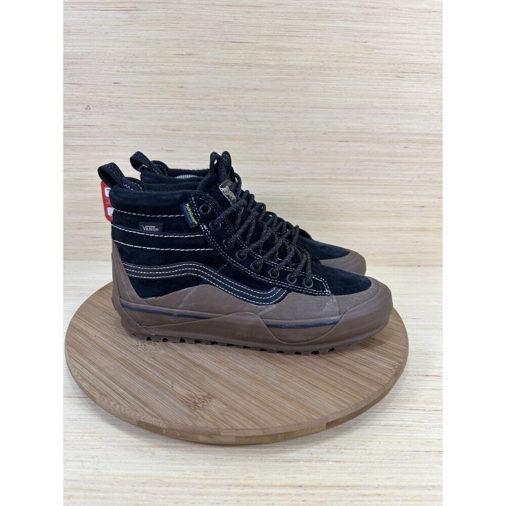 NEW Vans Sk8-Hi Dip MTE-2 Black Brown Cold Weather Shoes Womens Size 8 - Picture 3 of 8